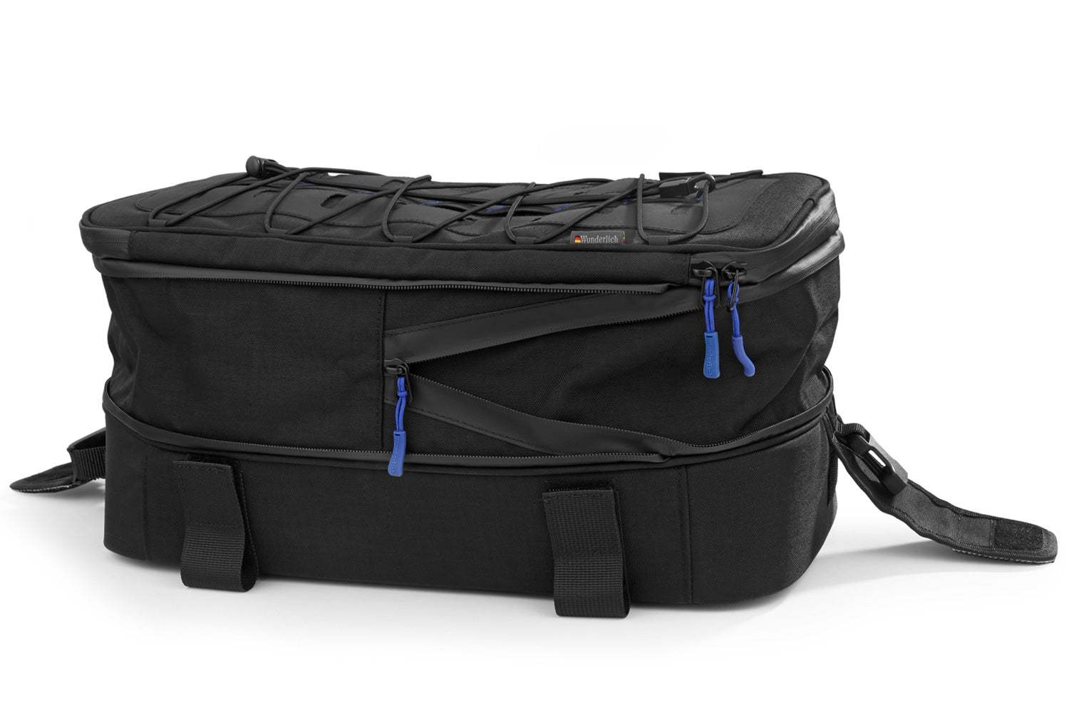Wunderlich BagPacker II case top bag - black - left