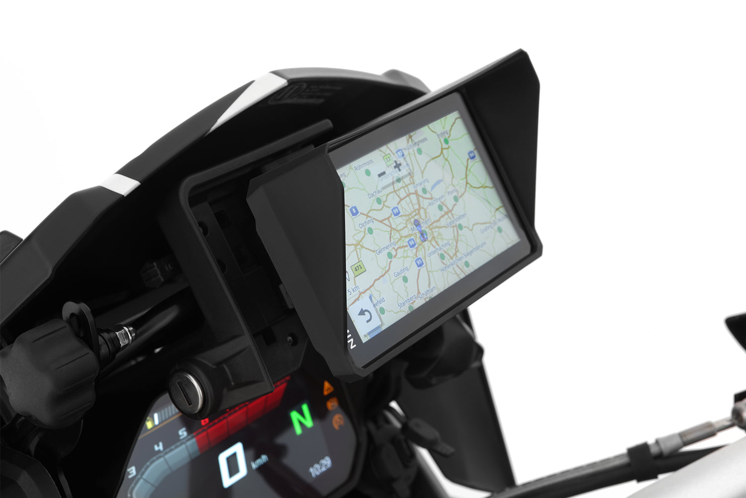 Device glare shield GARMIN Zumo XT - black