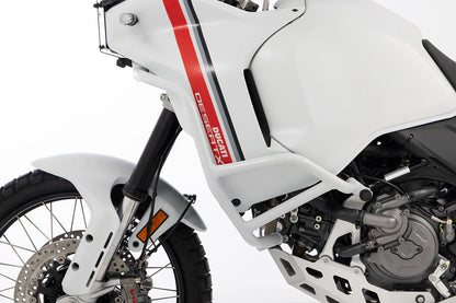 Wunderlich fairing protection bar - white - For models with Standard engine protection