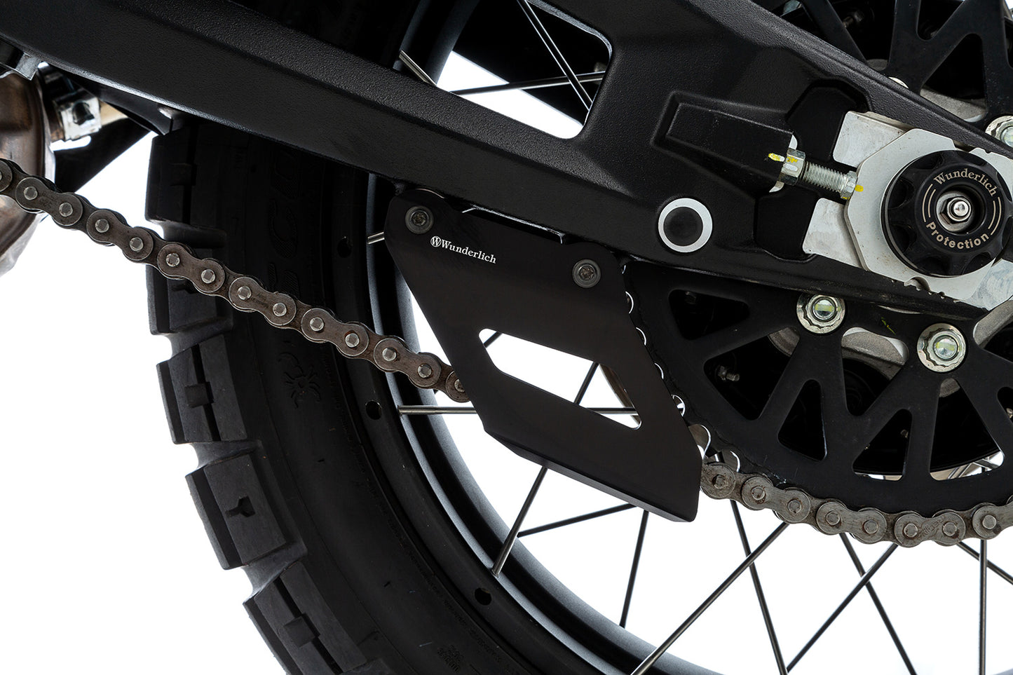 Wunderlich lower chain guard - black