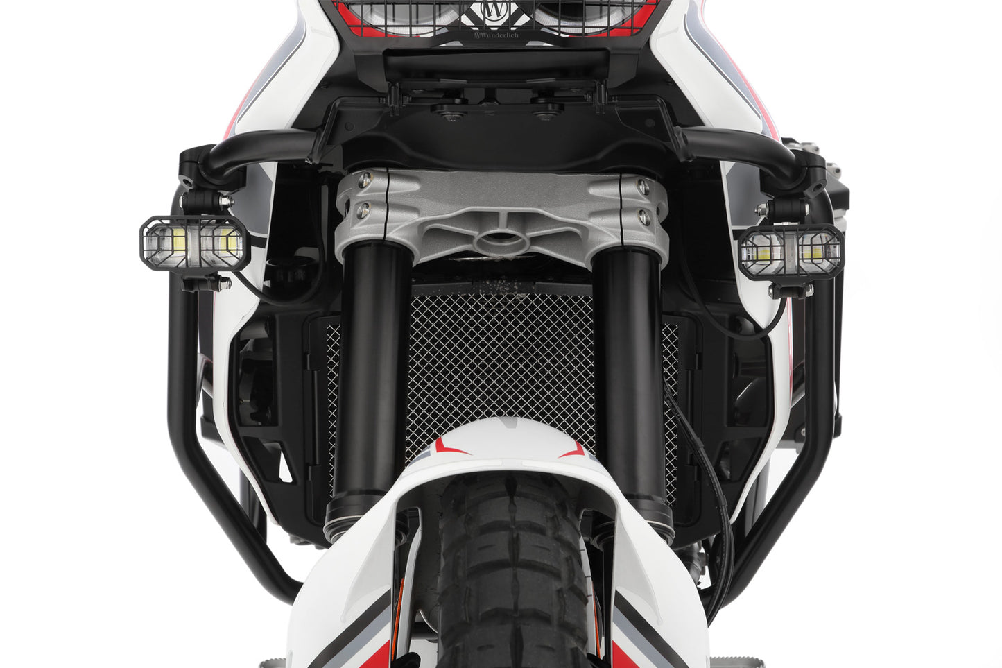 Wunderlich MICROFLOOTER 3.0 Auxillary headlight - black - for protection bar mounting