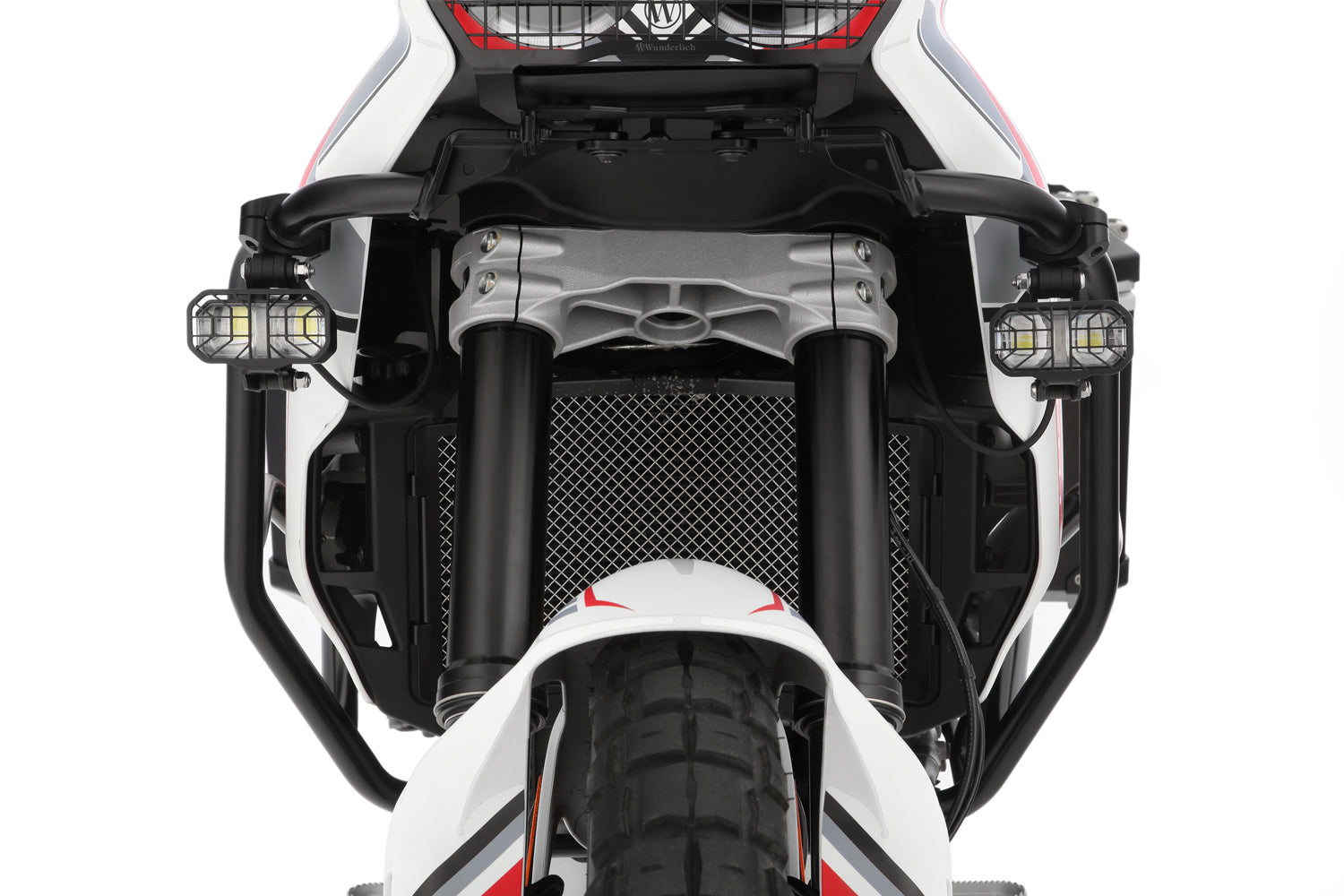 Wunderlich MICROFLOOTER 3.0 Auxillary headlight - black - for protection bar mounting