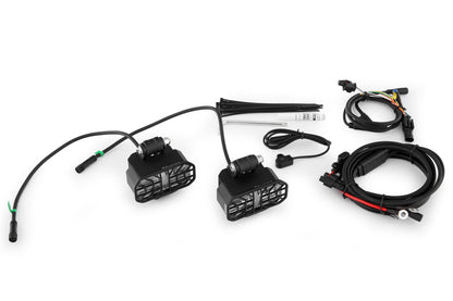 Wunderlich MICROFLOOTER 3.0 Auxillary headlight - black - for protection bar mounting