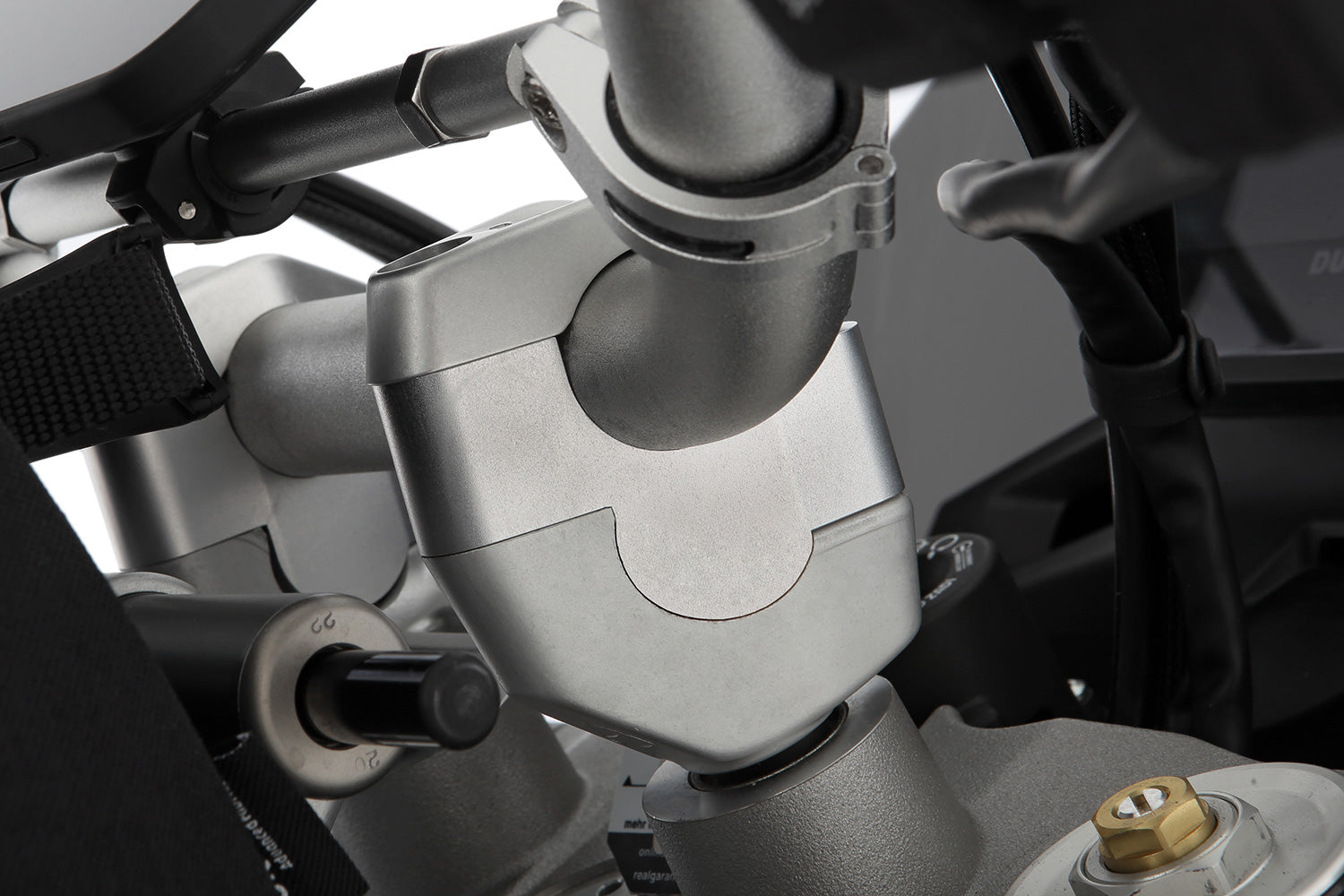 handlebar riser ERGO - silver - 25mm – Wunderlich Australia