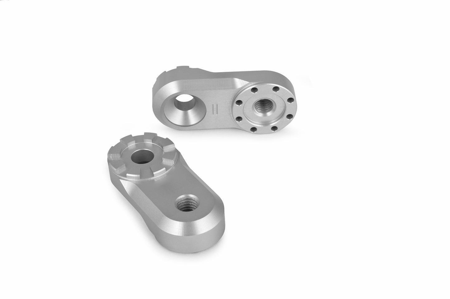 Wunderlich Vario adapter EVO1 (pair) - silver - 23mm