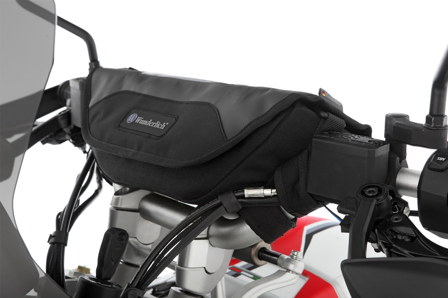 Wunderlich »BARBAG MEDIA« waterproof handlebar bag - black - XL