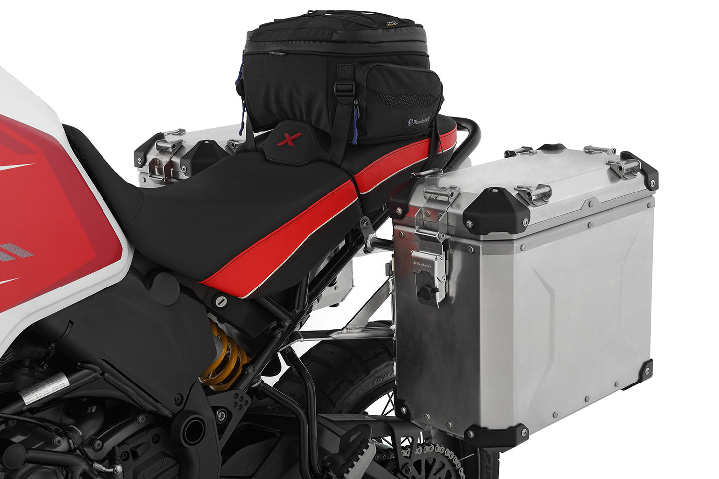 Wunderlich case set EXTREME - slimline - without lock cylinder - black