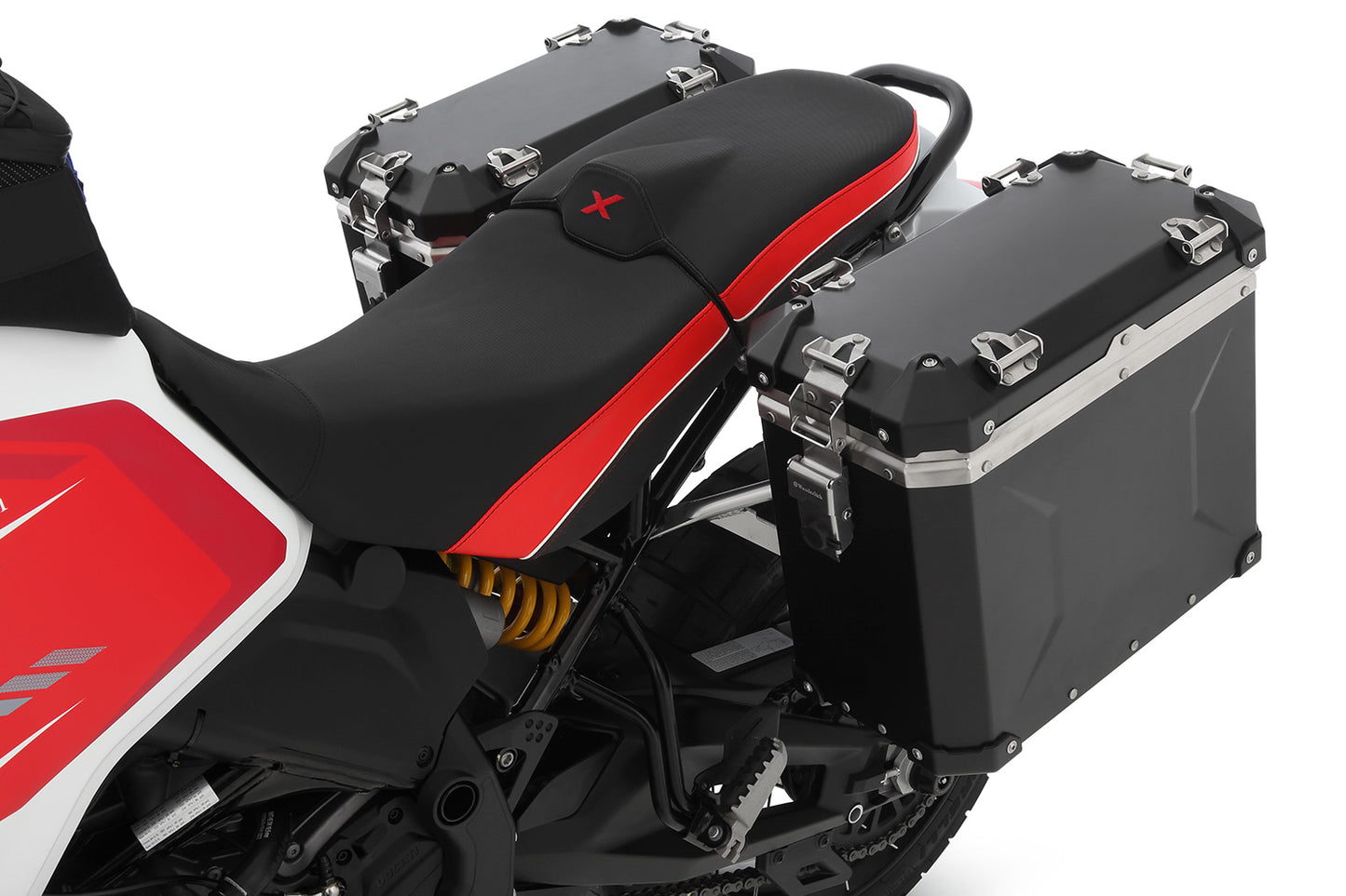 Wunderlich case set EXTREME - slimline - without lock cylinder - black