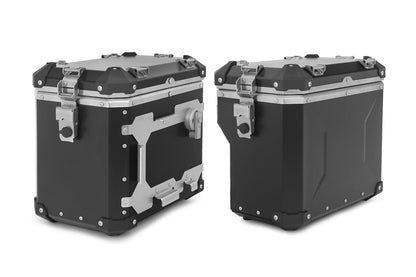 Wunderlich case set EXTREME - slimline - without lock cylinder - black