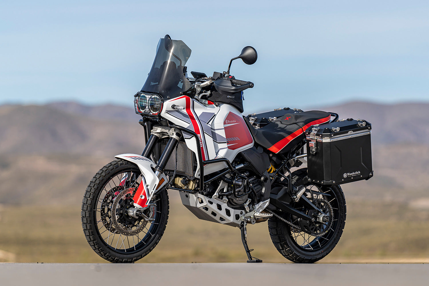 Wunderlich case set EXTREME - slimline - without lock cylinder - black