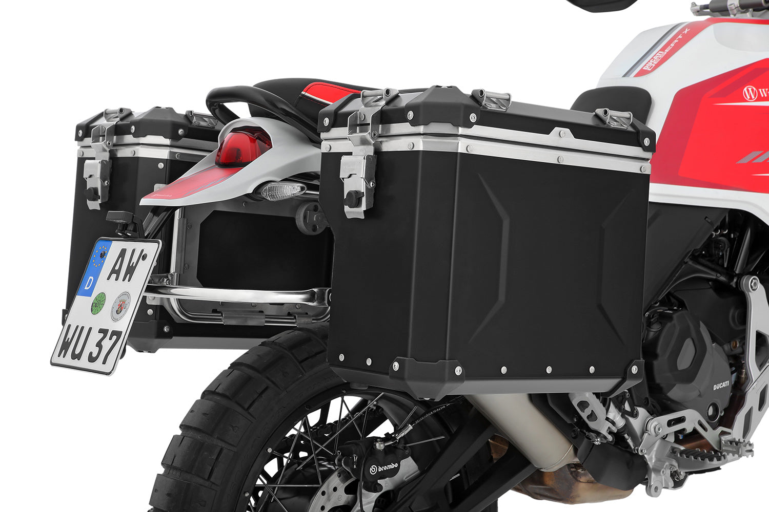 Wunderlich EXTREME case set - regular - without lock cylinder - black