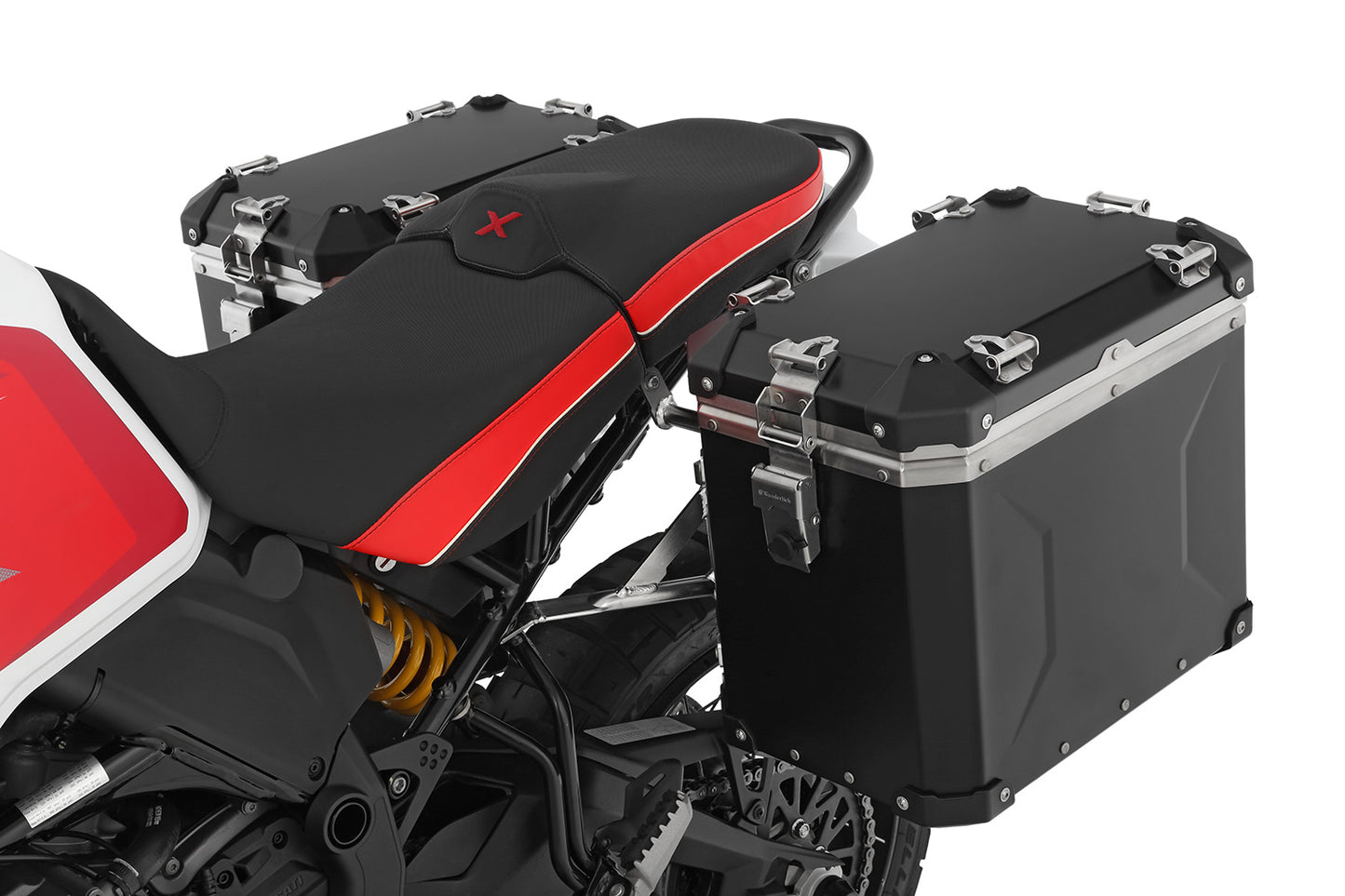 Wunderlich EXTREME case set - regular - without lock cylinder - black