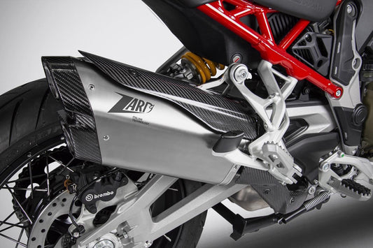 ZARD slip-on 4-1 silencer for the Ducati Multistrada V4|S - titanium