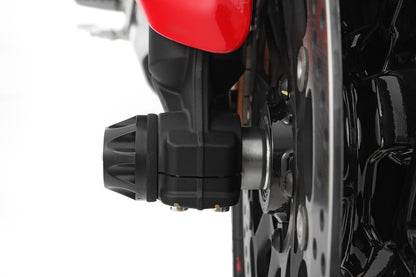 Wunderlich DOUBLESHOCK axle protection pads - black - front