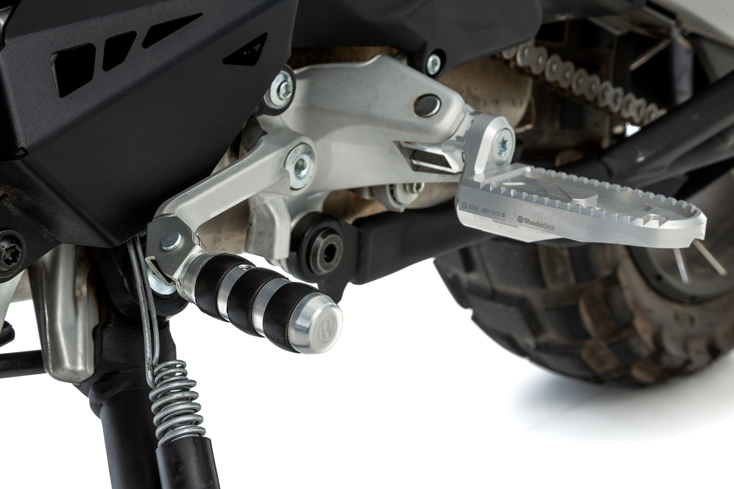 Wunderlich TOURING gear-shift extension - silver
